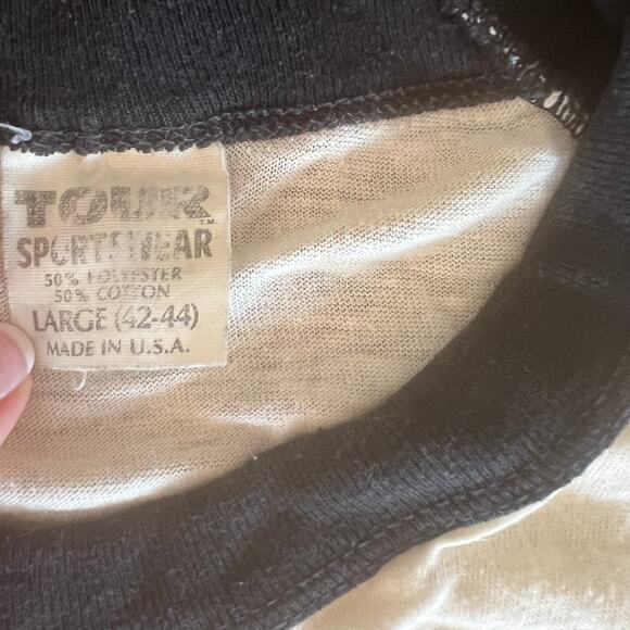 Vintage 1982 AEROSMITH ROCK IN A HARD PLACE Steven Tyler Raglan Shirt Large JL - Picture 7 of 10